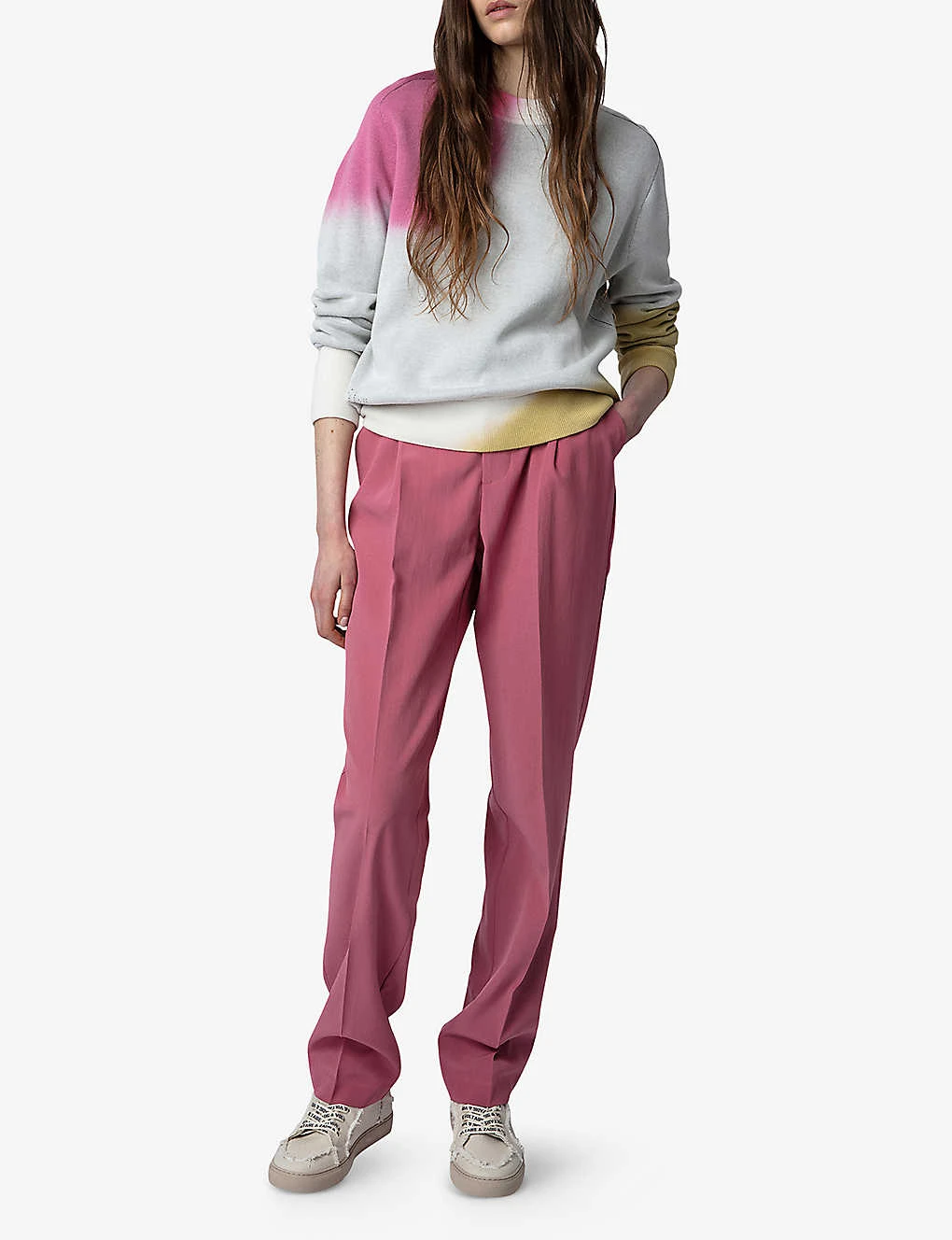 Zadig & Voltaire Montana Tie-dye Cotton-blend Jumper 2 Zadig & Voltaire Montana Tie-dye Cotton-blend Jumper - Image 2