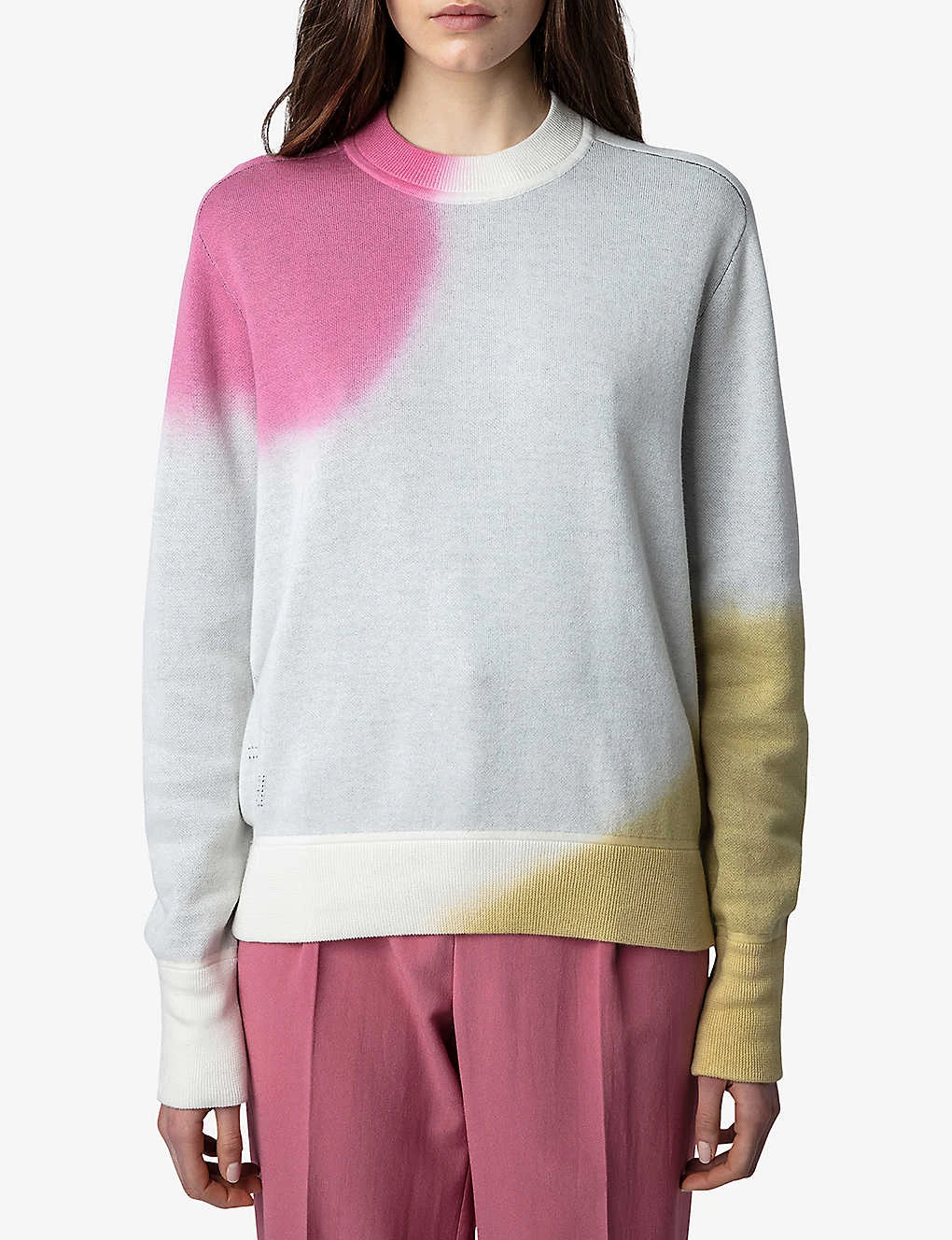 Zadig & Voltaire Montana Tie-dye Cotton-blend Jumper 3 Zadig & Voltaire Montana Tie-dye Cotton-blend Jumper - Image 3
