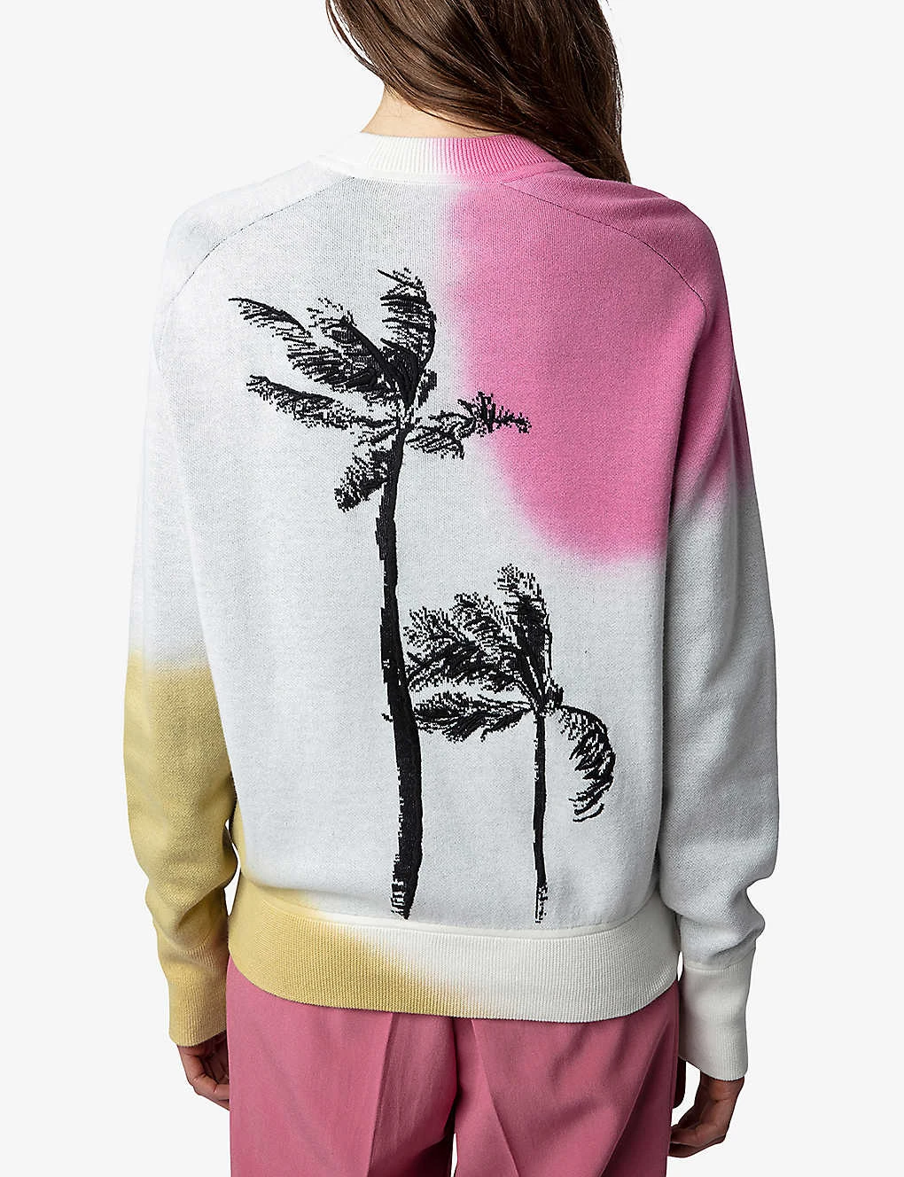 Zadig & Voltaire Montana Tie-dye Cotton-blend Jumper 4 Zadig & Voltaire Montana Tie-dye Cotton-blend Jumper - Image 4