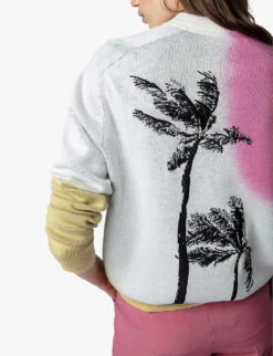 Zadig & Voltaire Montana Tie-dye Cotton-blend Jumper 9 Zadig & Voltaire Montana Tie-dye Cotton-blend Jumper -Whistles Closet Shop R04180437 ECRU ALT04