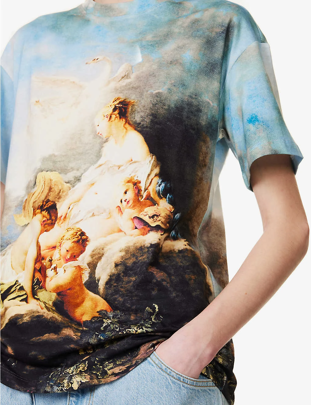 Roberto Cavalli Graphic-print Short-sleeved Cotton-jersey T-shirt 5 Roberto Cavalli Graphic-print Short-sleeved Cotton-jersey T-shirt - Image 5