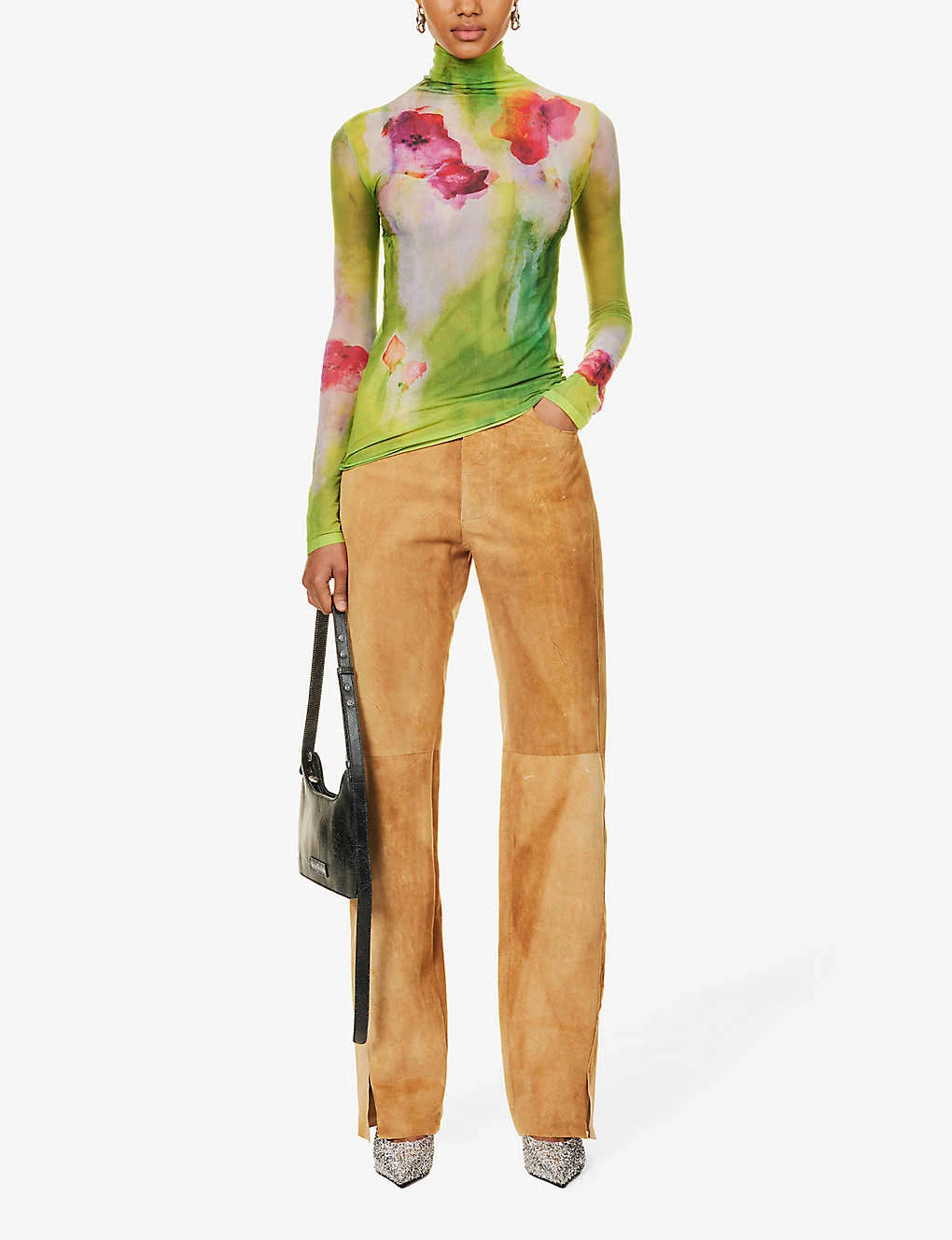 Acne Studios Denise Floral-print Woven Top 2 Acne Studios Denise Floral-print Woven Top - Image 2