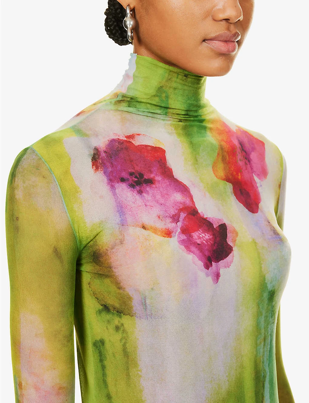 Acne Studios Denise Floral-print Woven Top 5 Acne Studios Denise Floral-print Woven Top - Image 5