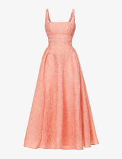 Sophy Textured Woven Midi Dress