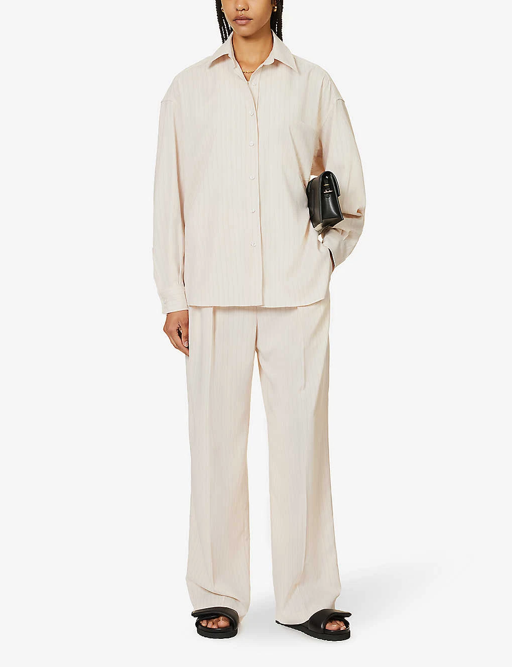 Georgia Oversized Striped Shirt 2 Georgia Oversized Striped Shirt - Image 2