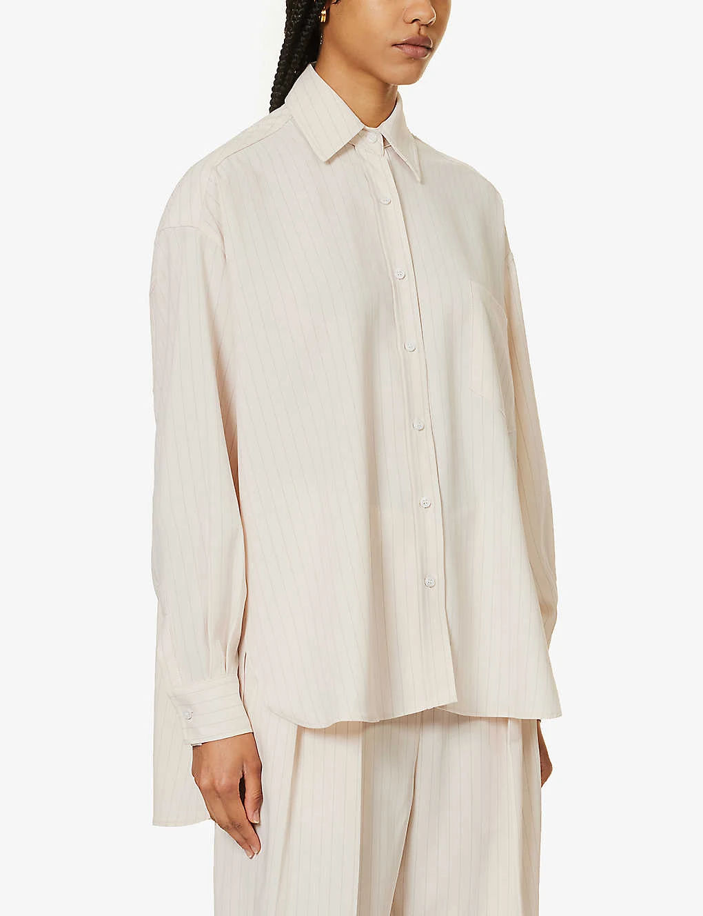 Georgia Oversized Striped Shirt 3 Georgia Oversized Striped Shirt - Image 3