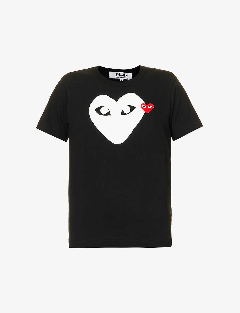 Comme Des Garçons Play Heart-appliqué Regular-fit Cotton-jersey T-shirt 1 Comme Des Garçons Play Heart-appliqué Regular-fit Cotton-jersey T-shirt