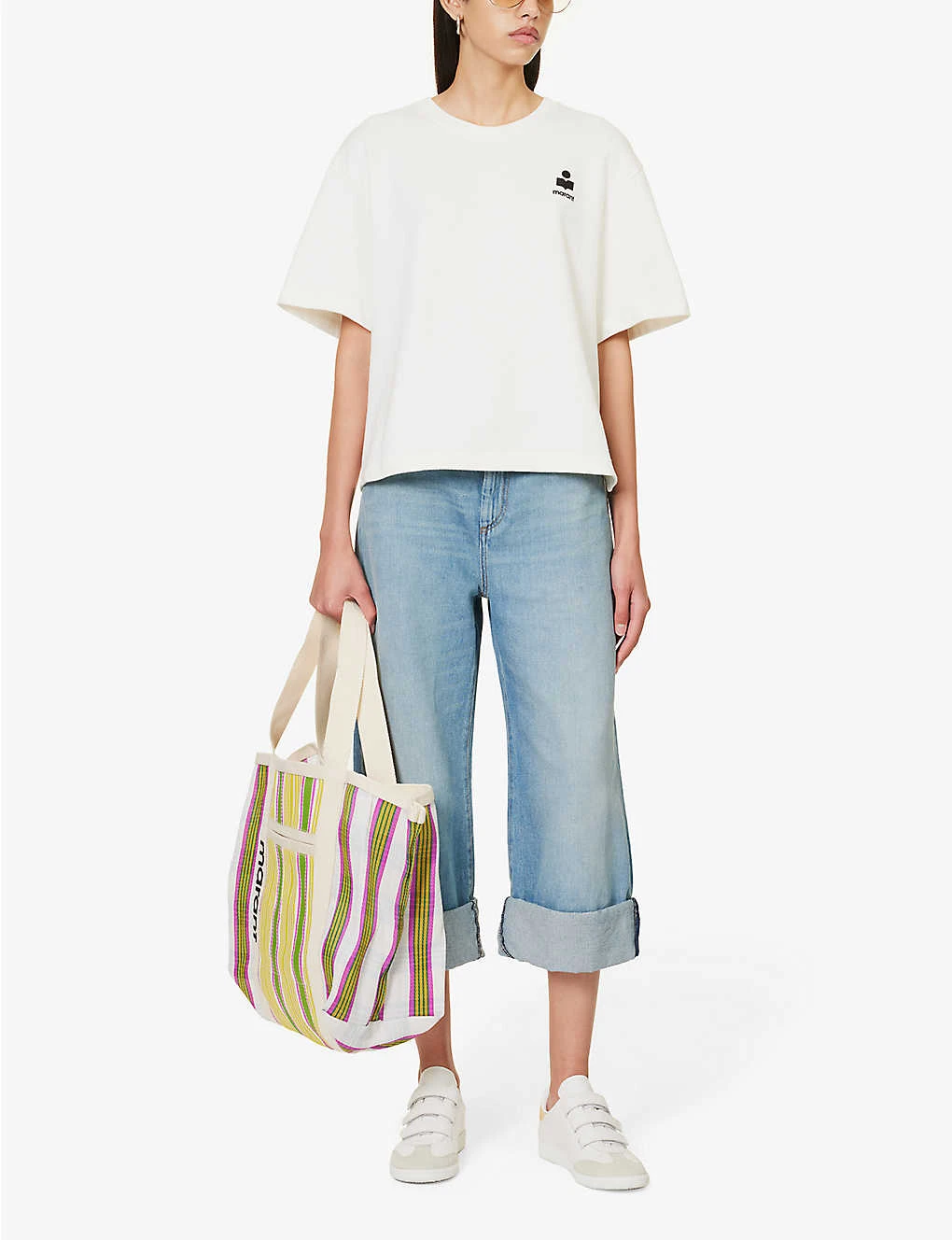 Isabel Marant Etoile Mona Logo-print Cotton-blend Sweatshirt 2 Isabel Marant Etoile Mona Logo-print Cotton-blend Sweatshirt - Image 2