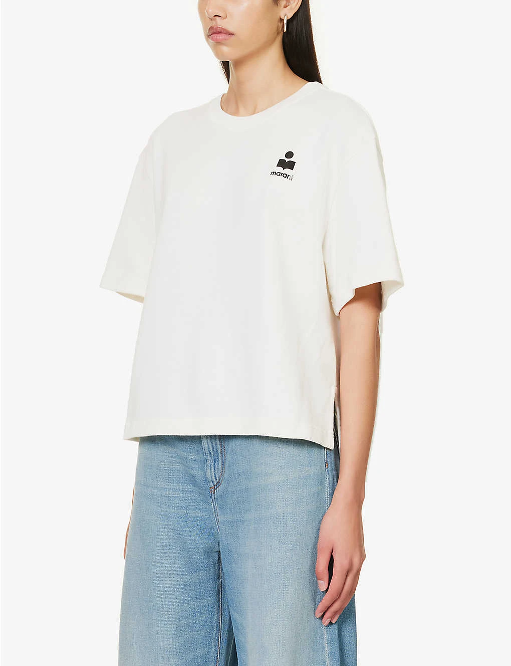 Isabel Marant Etoile Mona Logo-print Cotton-blend Sweatshirt 3 Isabel Marant Etoile Mona Logo-print Cotton-blend Sweatshirt - Image 3