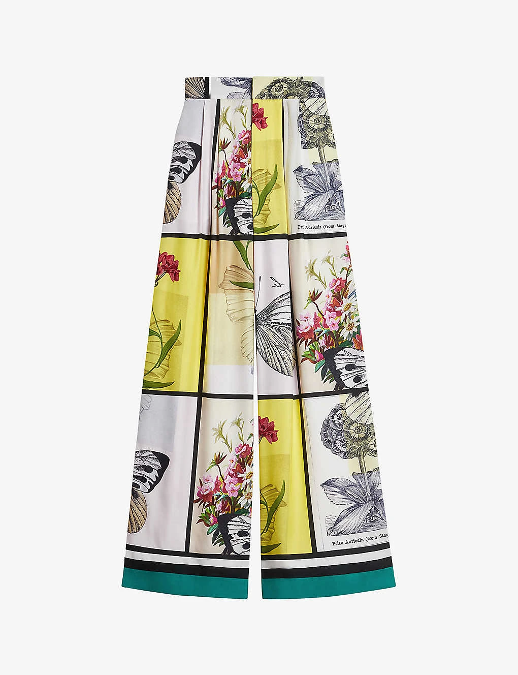 Ted Baker Embelae Floral-print Wide-leg Mid-rise Woven Trousers 1 Ted Baker Embelae Floral-print Wide-leg Mid-rise Woven Trousers