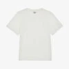 CLAUDIE PIERLOT Trad Broderie Anglaise-sleeve Cotton T-shirt