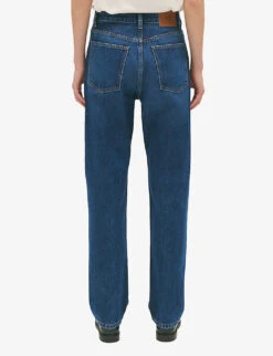 CLAUDIE PIERLOT Paros Mid-rise Straight-fit Jeans 8 CLAUDIE PIERLOT Paros Mid-rise Straight-fit Jeans -Whistles Closet Shop R04189950 DENIMJEAN ALT03