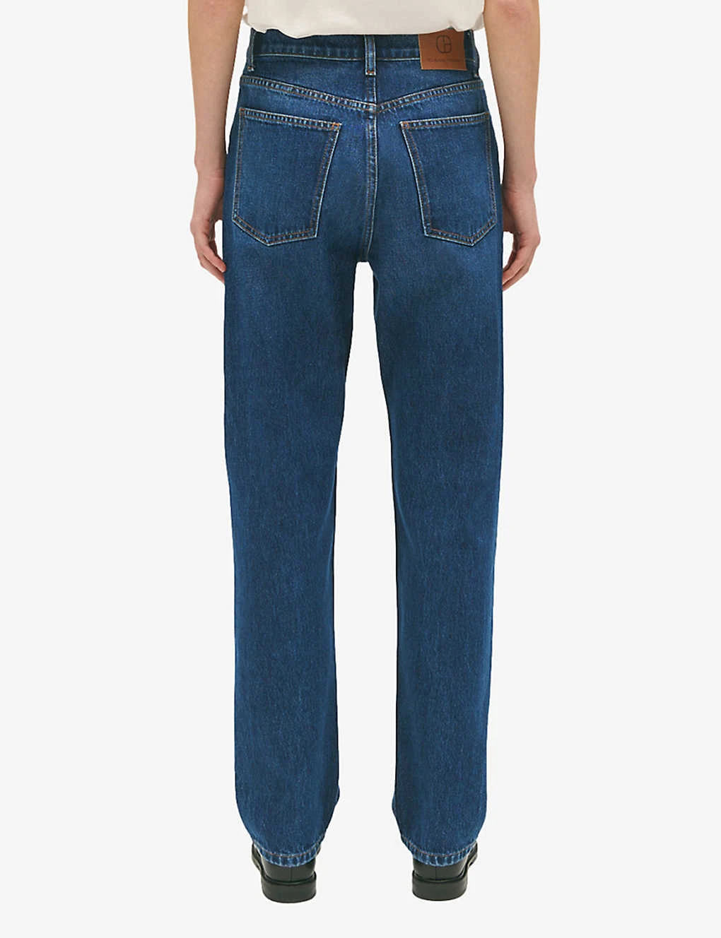 CLAUDIE PIERLOT Paros Mid-rise Straight-fit Jeans 4 CLAUDIE PIERLOT Paros Mid-rise Straight-fit Jeans - Image 4