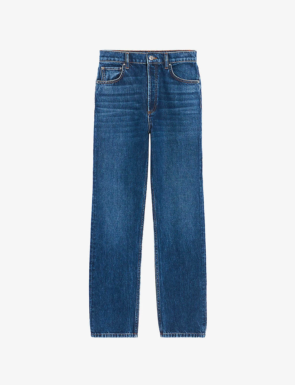 CLAUDIE PIERLOT Paros Mid-rise Straight-fit Jeans 1 CLAUDIE PIERLOT Paros Mid-rise Straight-fit Jeans