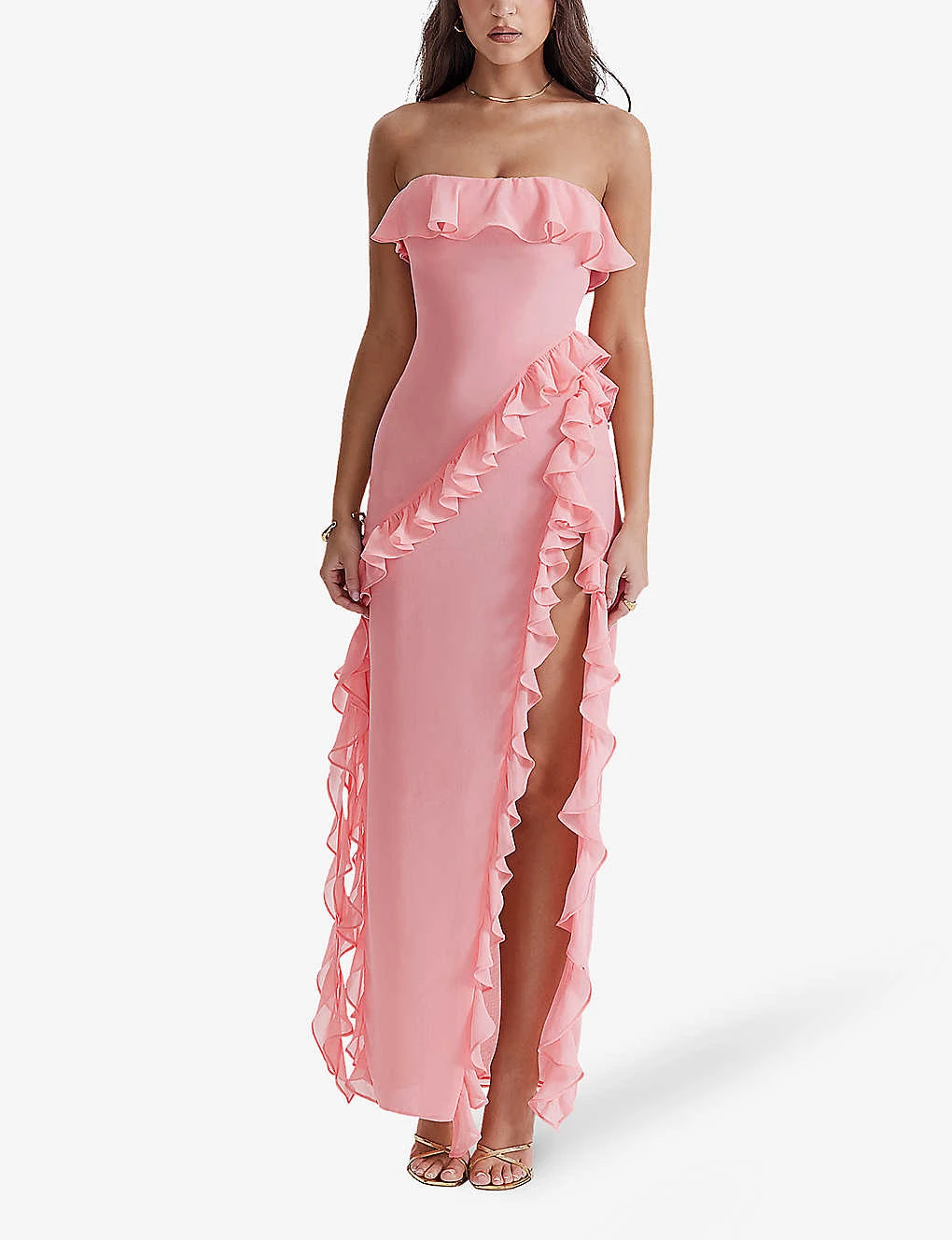 Sarina Ruffle-trimmed Woven Maxi Dress 2 Sarina Ruffle-trimmed Woven Maxi Dress - Image 2