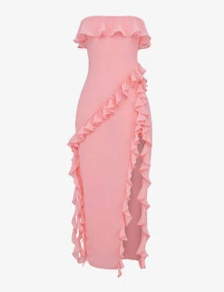 Sarina Ruffle-trimmed Woven Maxi Dress