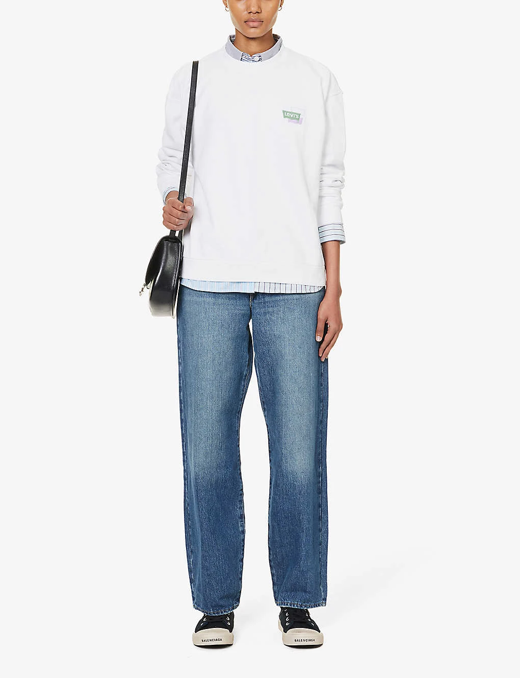 Levis Salinas Brand-embroidered Cotton Sweatshirt 2 Levis Salinas Brand-embroidered Cotton Sweatshirt - Image 2