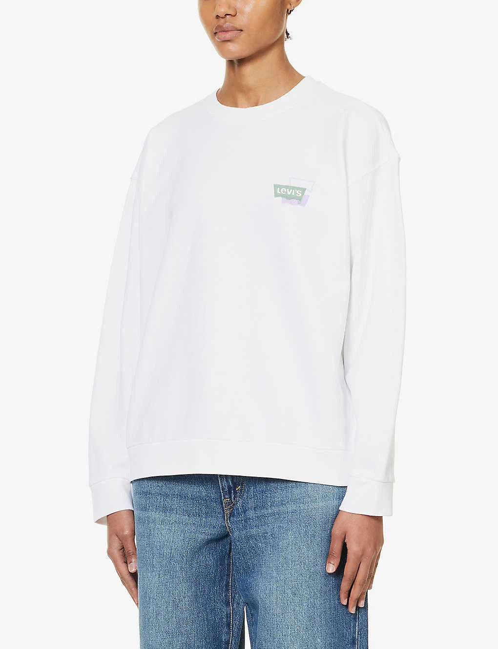 Levis Salinas Brand-embroidered Cotton Sweatshirt 3 Levis Salinas Brand-embroidered Cotton Sweatshirt - Image 3