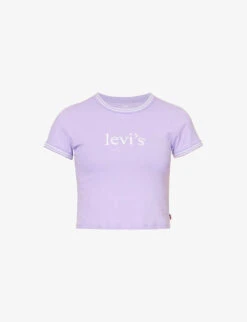 Levis Ringer Logo-print Cotton-jersey T-shirt