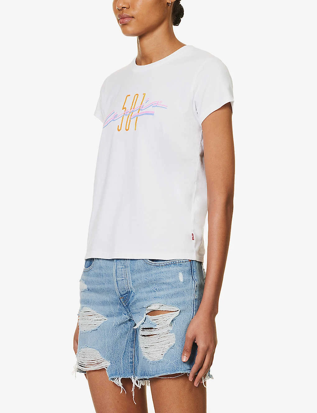 Levis Graphic Authentic Logo-print Cotton-jersey T-shirt 3 Levis Graphic Authentic Logo-print Cotton-jersey T-shirt - Image 3