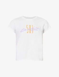 Levis Graphic Authentic Logo-print Cotton-jersey T-shirt