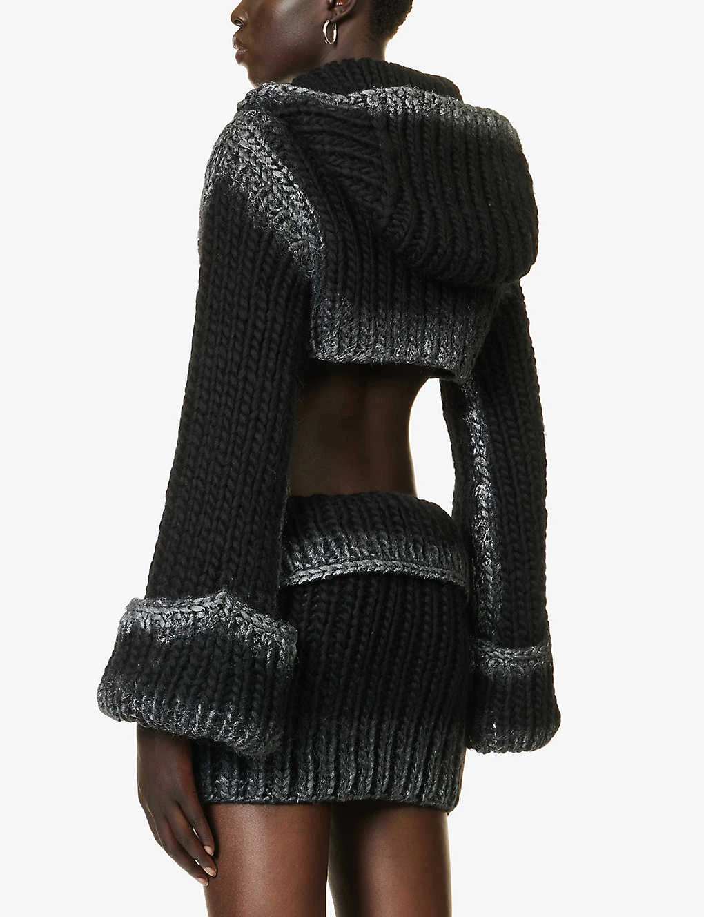 MISBHV Gradient-pattern Hooded Wool-blend Top 4 MISBHV Gradient-pattern Hooded Wool-blend Top - Image 4