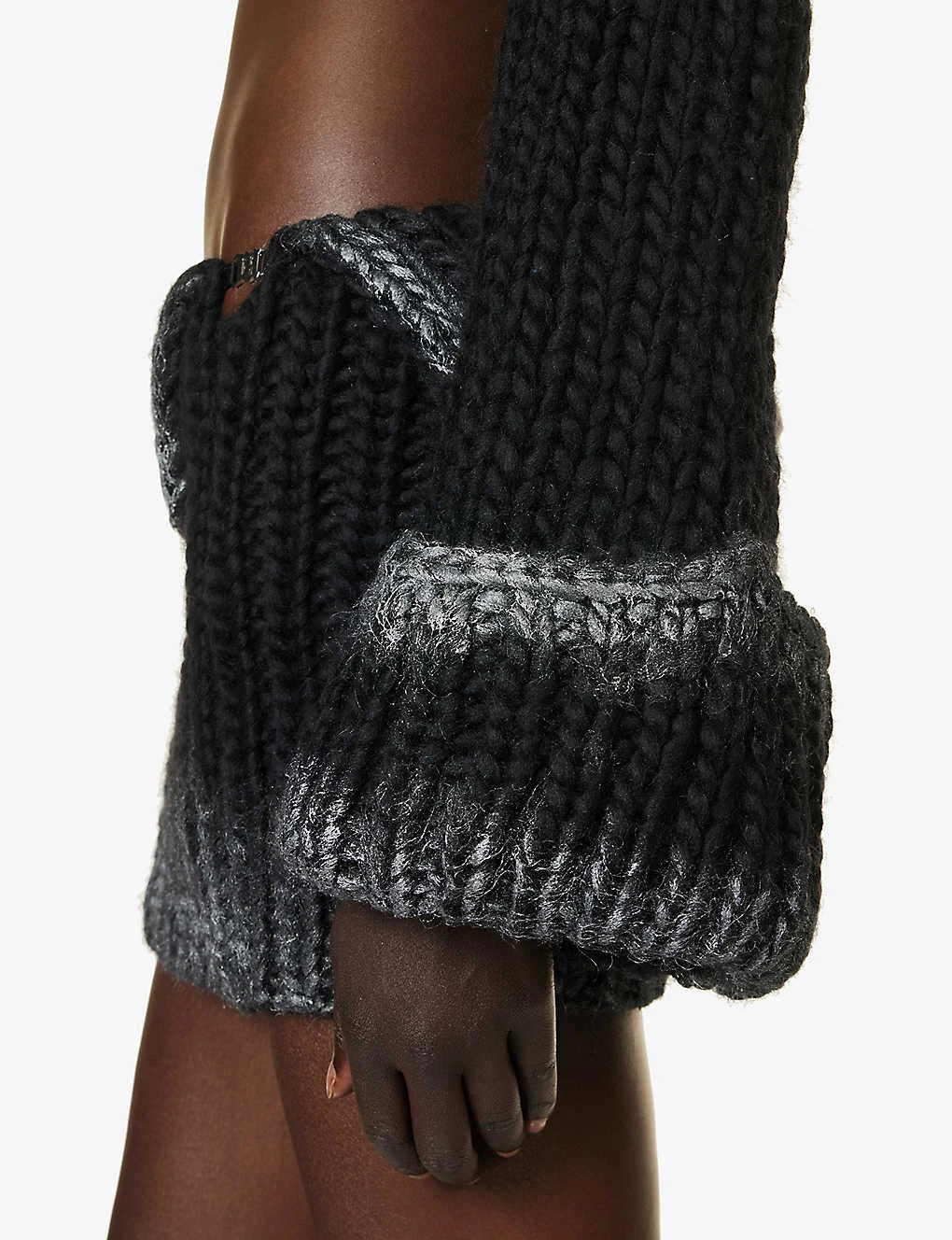 MISBHV Gradient-pattern Hooded Wool-blend Top 6 MISBHV Gradient-pattern Hooded Wool-blend Top - Image 6