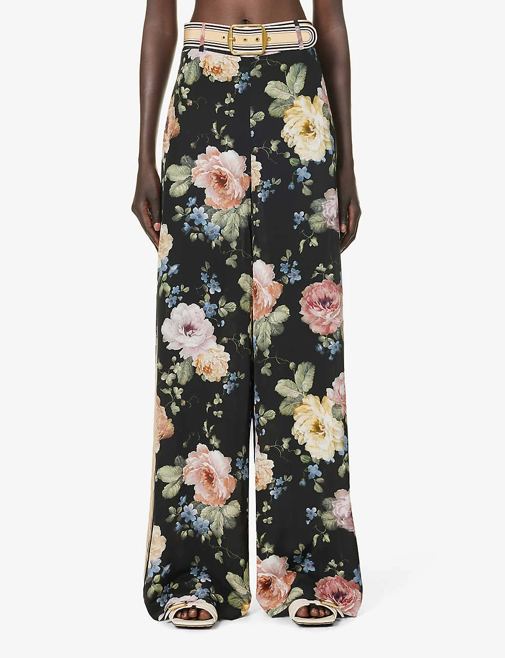 Zimmermann Luminosity Floral-print Wide-leg High-rise Silk Trousers 3 Zimmermann Luminosity Floral-print Wide-leg High-rise Silk Trousers - Image 3