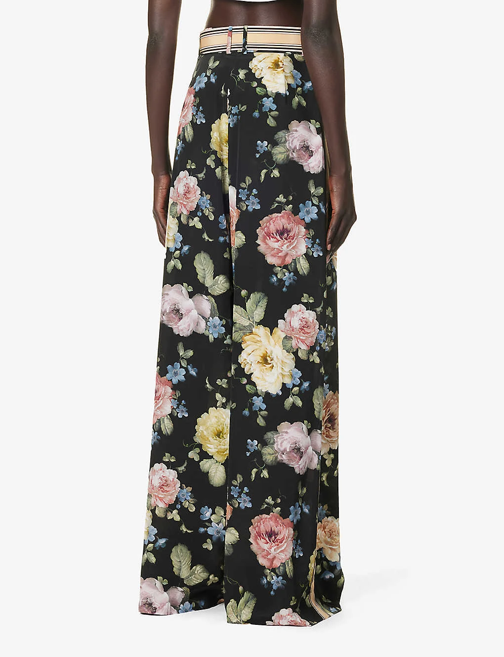 Zimmermann Luminosity Floral-print Wide-leg High-rise Silk Trousers 4 Zimmermann Luminosity Floral-print Wide-leg High-rise Silk Trousers - Image 4
