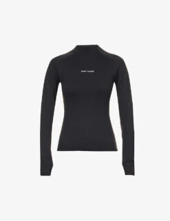 Daily Paper Esosa Brand-embroidered Stretch-woven Top