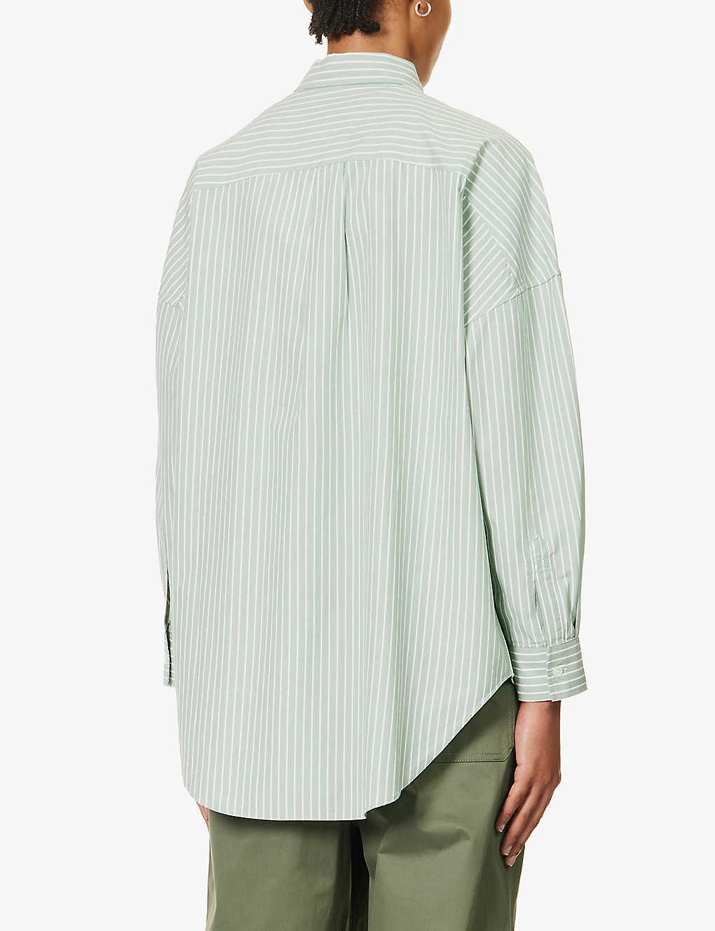 Chiara Dropped-shoulder Relaxed-fit Cotton Shirt 4 Chiara Dropped-shoulder Relaxed-fit Cotton Shirt - Image 4