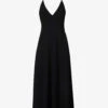 Raysha Slim-fit Stretch-cotton Maxi Dress