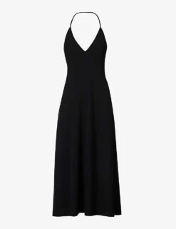 Raysha Slim-fit Stretch-cotton Maxi Dress