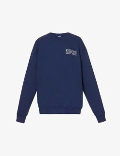 Racquet Club Logo-print Relaxed-fit Cotton Sweatshirt