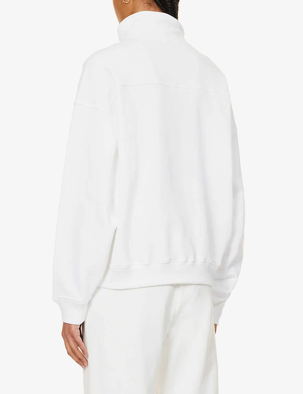 Tennis Club Logo-print Quarter-zip Cotton Sweatshirt 4 Tennis Club Logo-print Quarter-zip Cotton Sweatshirt - Image 4