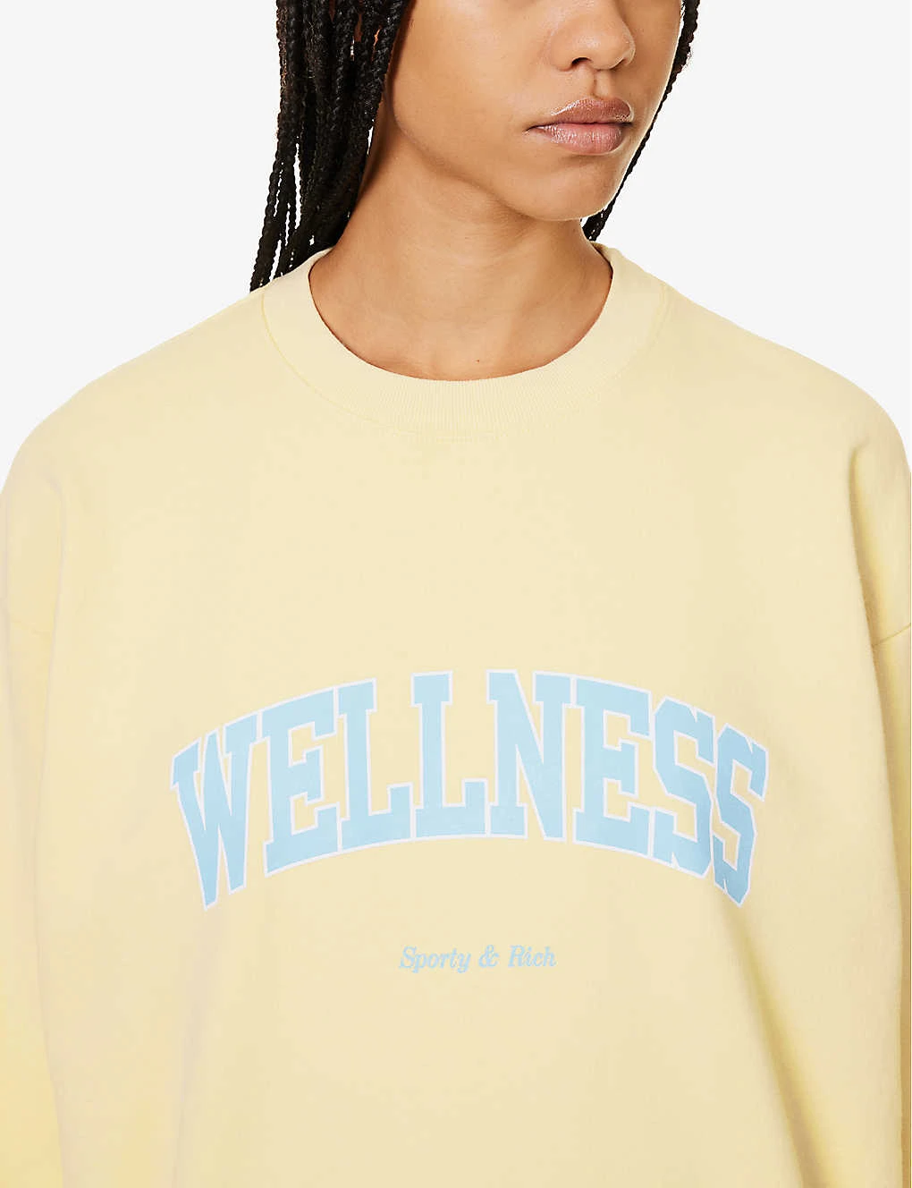 Wellness Ivy Logo-print Relaxed-fit Cotton-jersey Sweatshirt 5 Wellness Ivy Logo-print Relaxed-fit Cotton-jersey Sweatshirt - Image 5