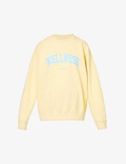 Wellness Ivy Logo-print Relaxed-fit Cotton-jersey Sweatshirt