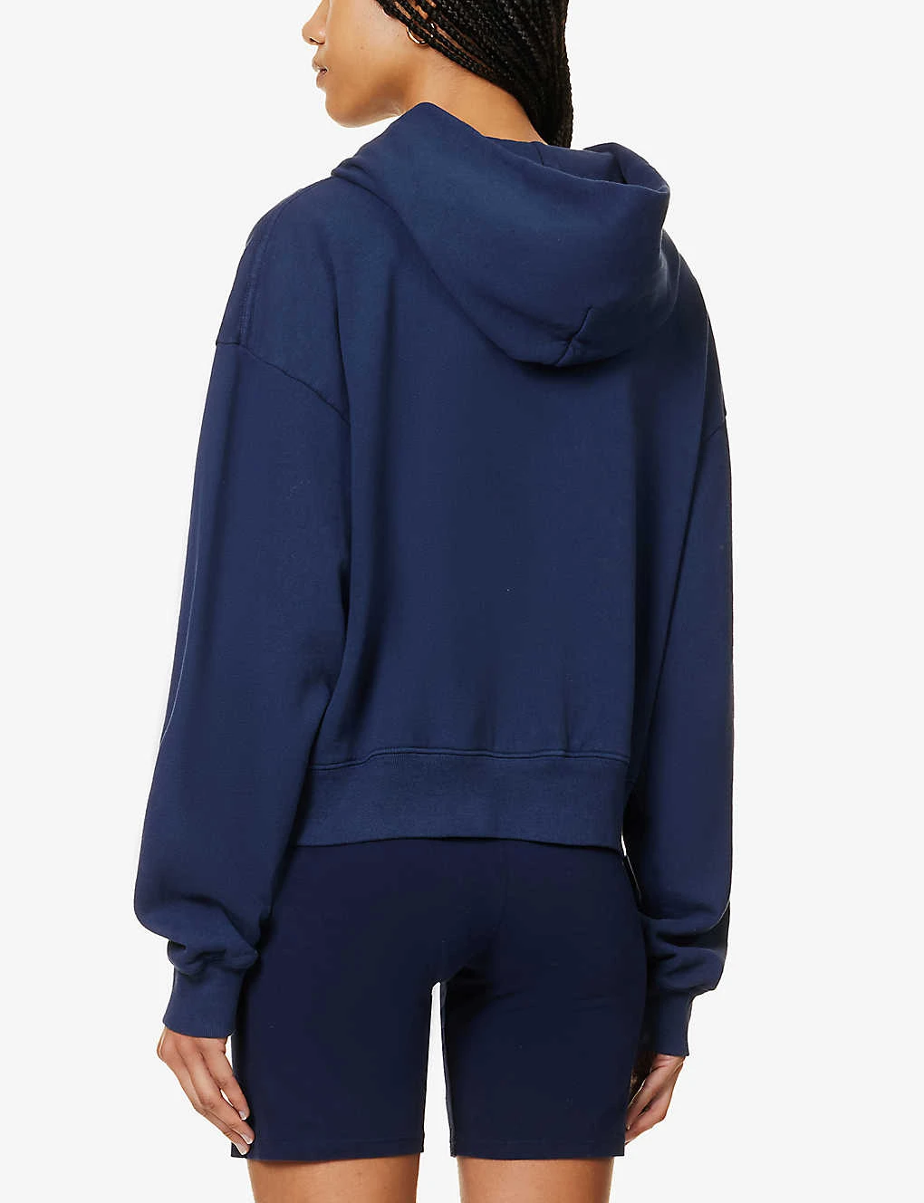 Wellness Ivy Slogan-embroidered Cotton-jersey Hoody 4 Wellness Ivy Slogan-embroidered Cotton-jersey Hoody - Image 4