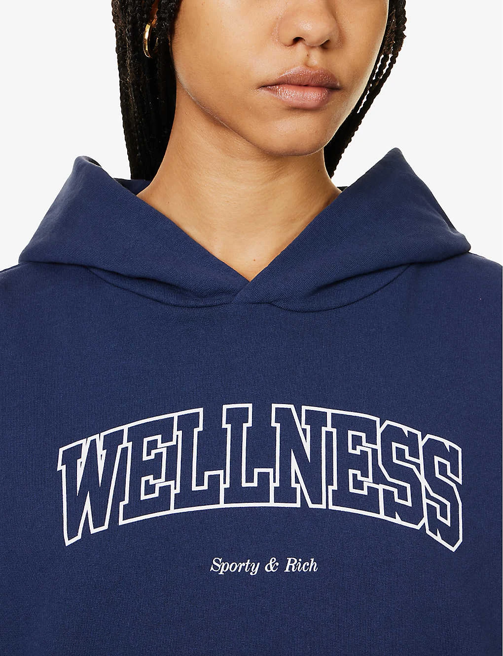 Wellness Ivy Slogan-embroidered Cotton-jersey Hoody 5 Wellness Ivy Slogan-embroidered Cotton-jersey Hoody - Image 5