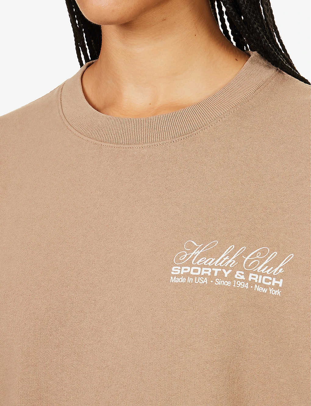 Made In The USA Logo-print Relaxed-fit Cotton-jersey Sweatshirt 5 Made In The USA Logo-print Relaxed-fit Cotton-jersey Sweatshirt - Image 5