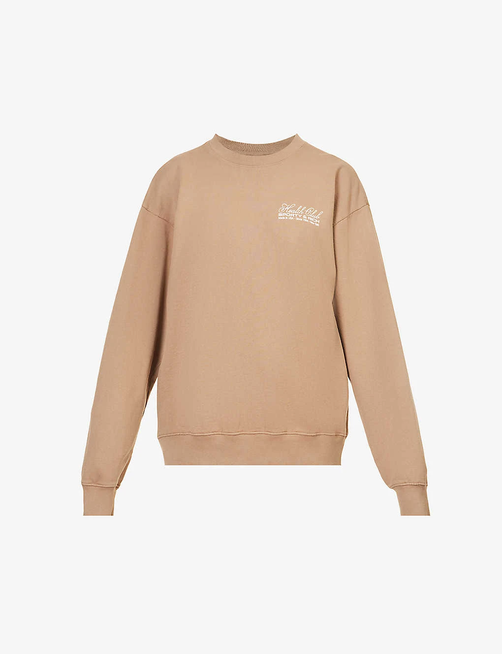 Made In The USA Logo-print Relaxed-fit Cotton-jersey Sweatshirt 1 Made In The USA Logo-print Relaxed-fit Cotton-jersey Sweatshirt