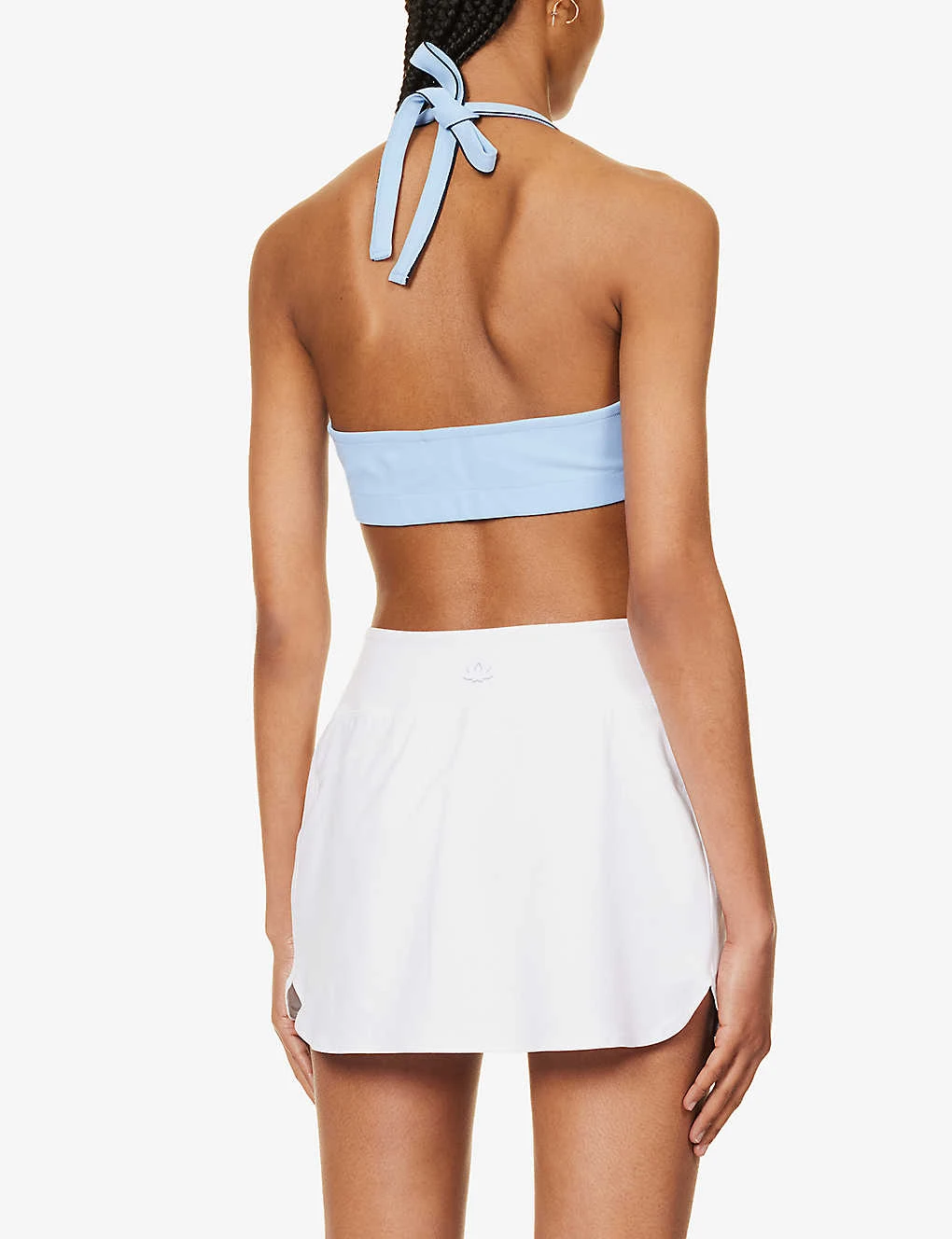 Lacoste X Sporty & Rich Halterneck Stretch-woven Top 4 Lacoste X Sporty & Rich Halterneck Stretch-woven Top - Image 4