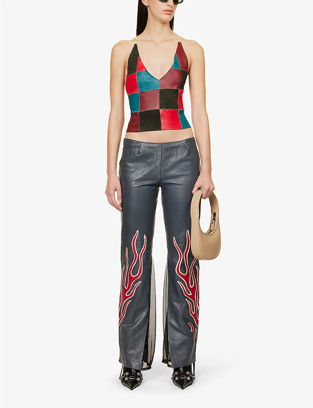 Lulu Check-pattern Upcycled Top 2 Lulu Check-pattern Upcycled Top - Image 2